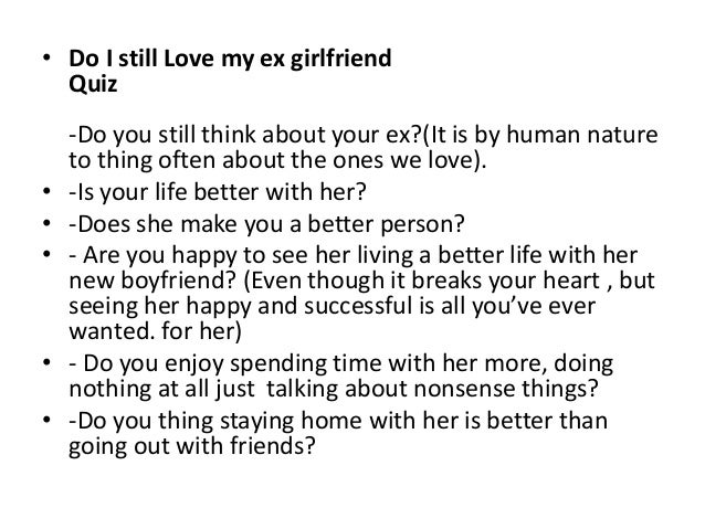Still For Quiz You Your Feelings Do Have Ex Still For Quiz You Your Feelings Do Have Ex